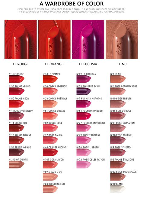 most popular ysl lipstick colour|YSL lipstick color chart.